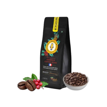 LocoKerala Western Ghats French Roast Arabica Whole Bean Coffee