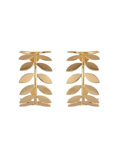 VOJ Women Gold Color stainless steel Earrings