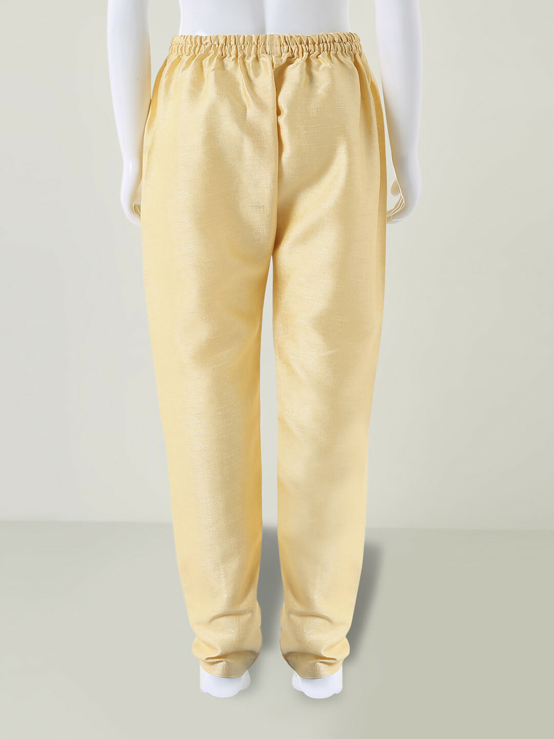 Joban Fashion Kids Island Elegant Box Sequence work Nehru Jacket Full Sleeves Kurta, Pyjama Set - Golden
