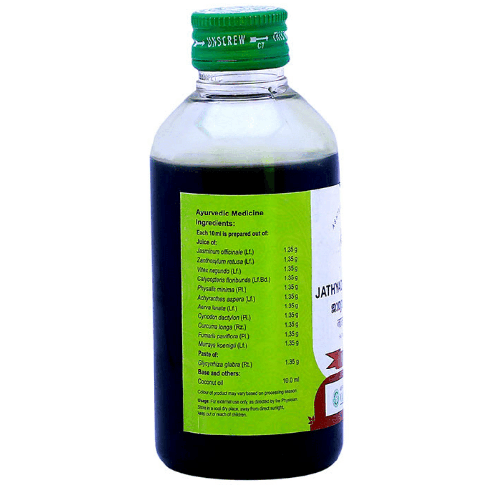 Vaidyaratnam Jathyadi Kera Thailam - 200 ml