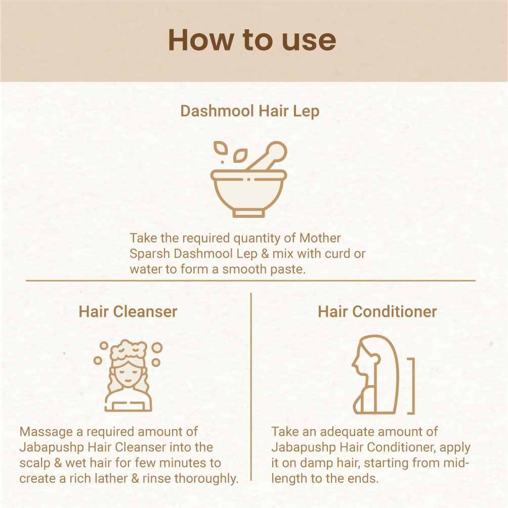 Mother Sparsh The Ultimate Hair Care Trio - Combo Pack