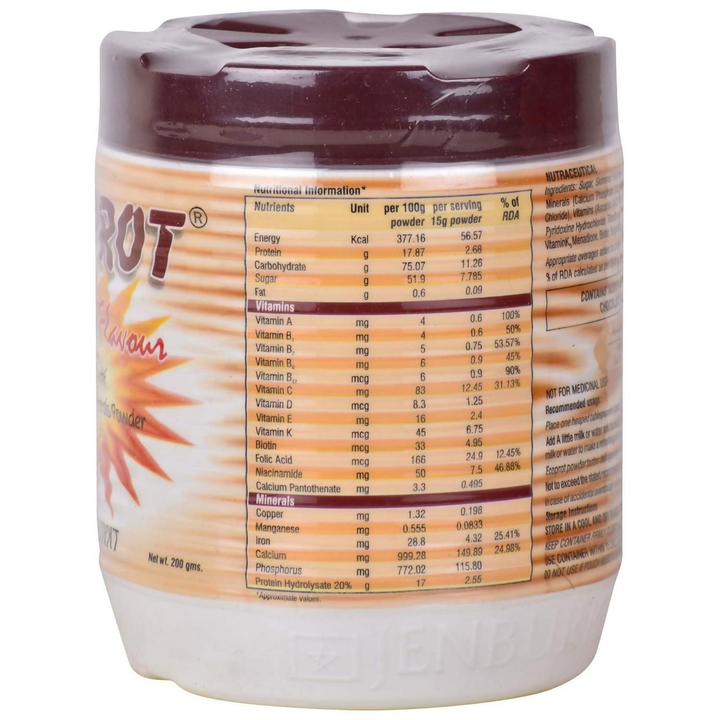 Ecoprot Chocolate Flavour Powder