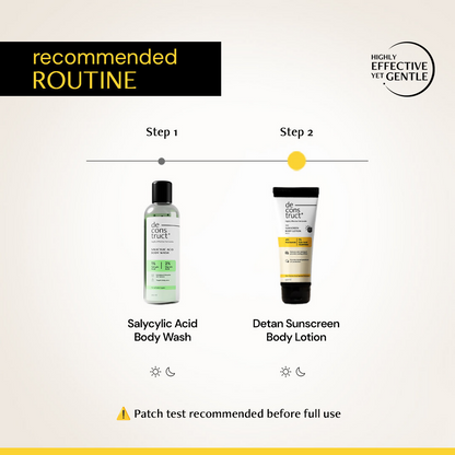 Deconstruct Detan Sunscreen Body Lotion, SPF 50 PA++++, Brightens & Protects