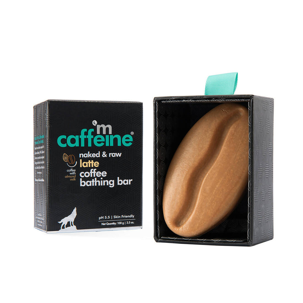 mCaffeine Latte Coffee Soap Bar – Hydrating & Nourishing Body Cleanser