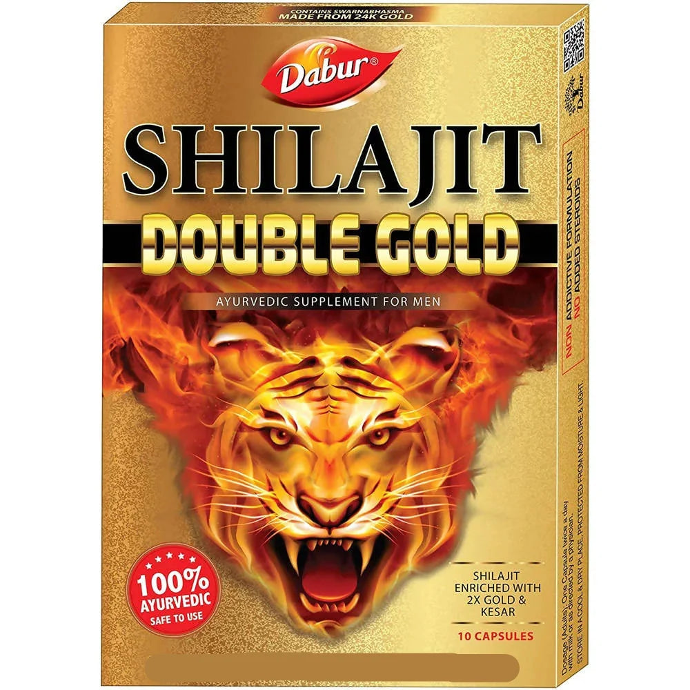 Dabur Sj Double Gold Capsules - 10 Caps