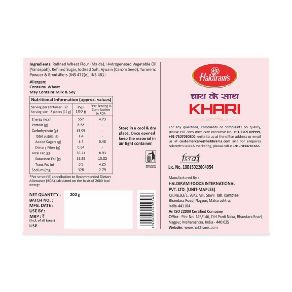 Haldiram's Khari