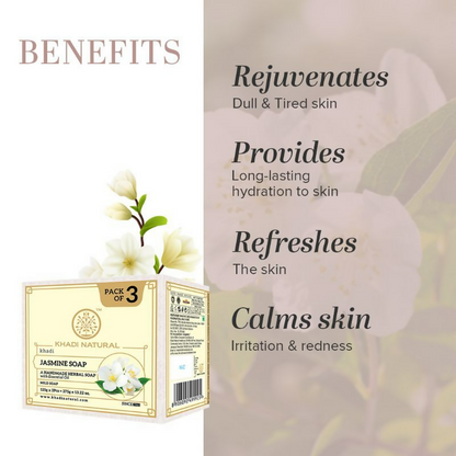 Khadi Natural Jasmine Handmade Soap