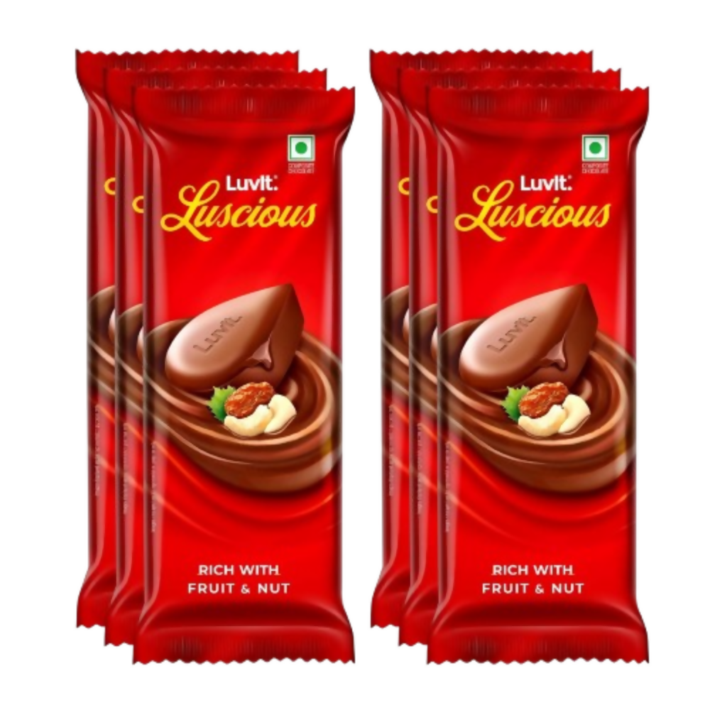 LuvIt. Luscious Fruit & Nut Chocolate Bars