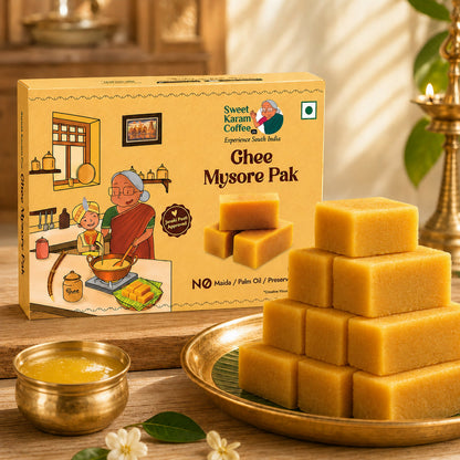 Sweet Karam Coffee Ghee Mysore Pak