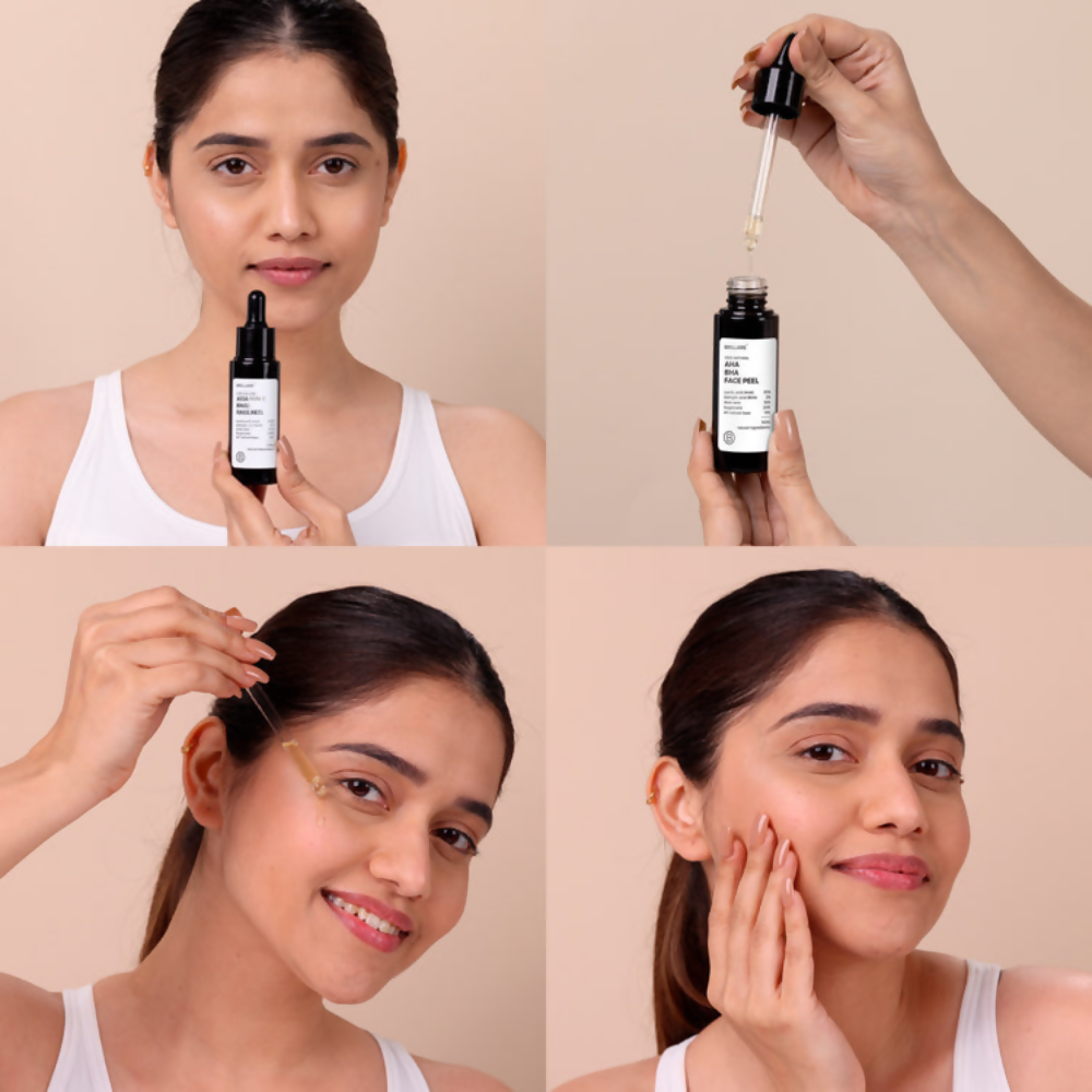 Brillare AHA BHA Exfoliating Face Peeling Solution