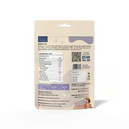Hye Pets Super Treats For Super Pets – Freeze Dried Treats Made With Goat Milk, Blueberry & Banana