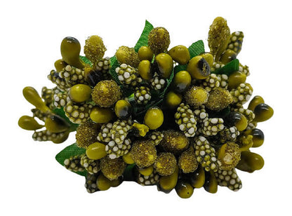 Dark Green Artificial Flower Pollens