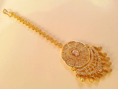 AD Bridal Stones Maang Tikka