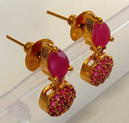 Cute Ruby Earrings