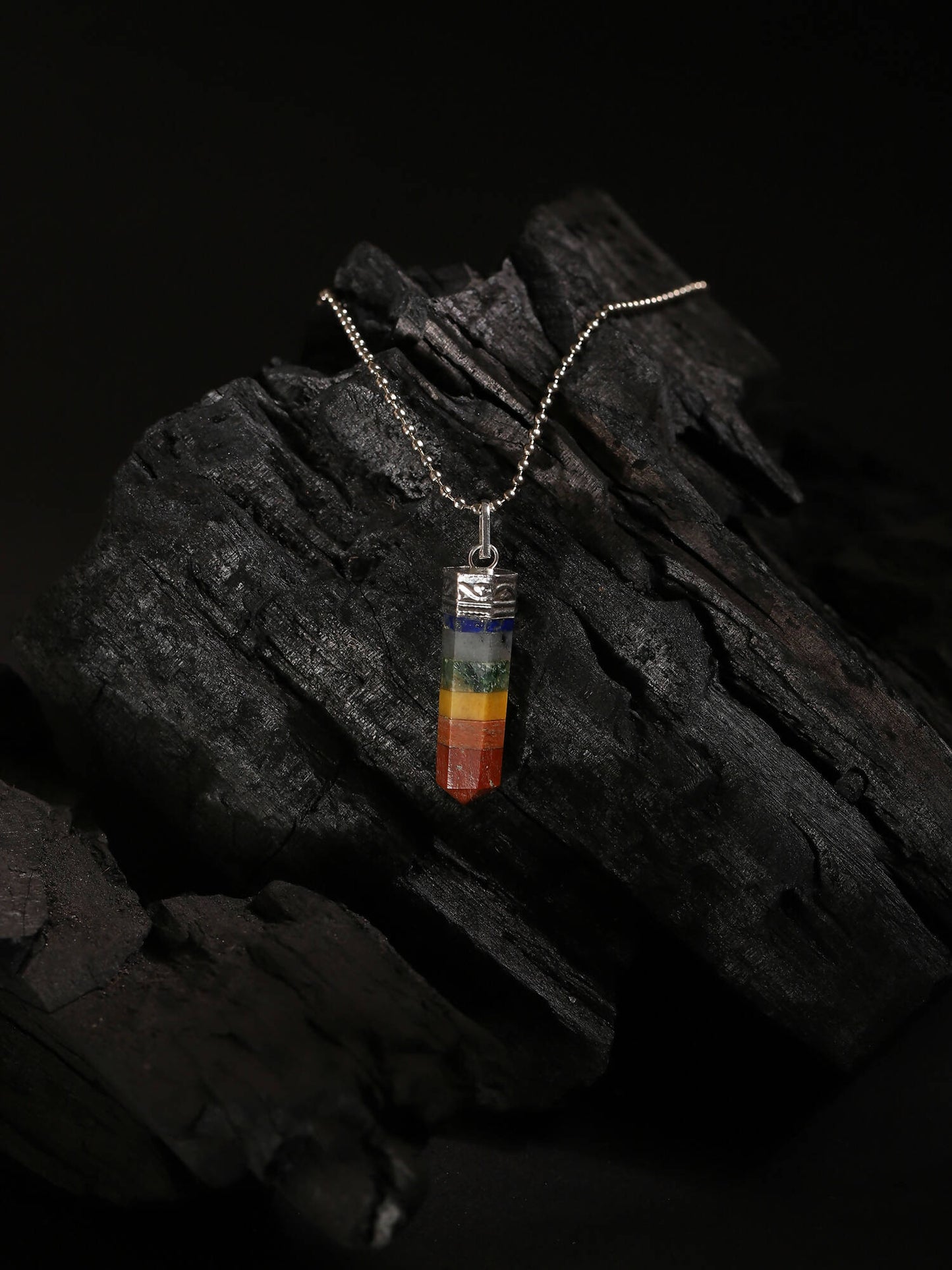 Silver-Plated Necklace - Ruby Raang