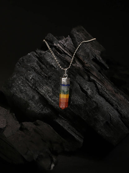 Silver-Plated Necklace - Ruby Raang