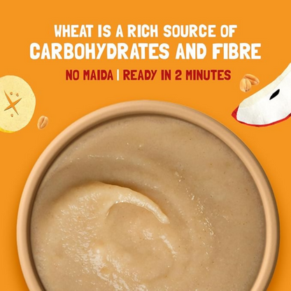 Slurrp Farm No Added Sugar Instant Wheat Apple & Banana Cereal