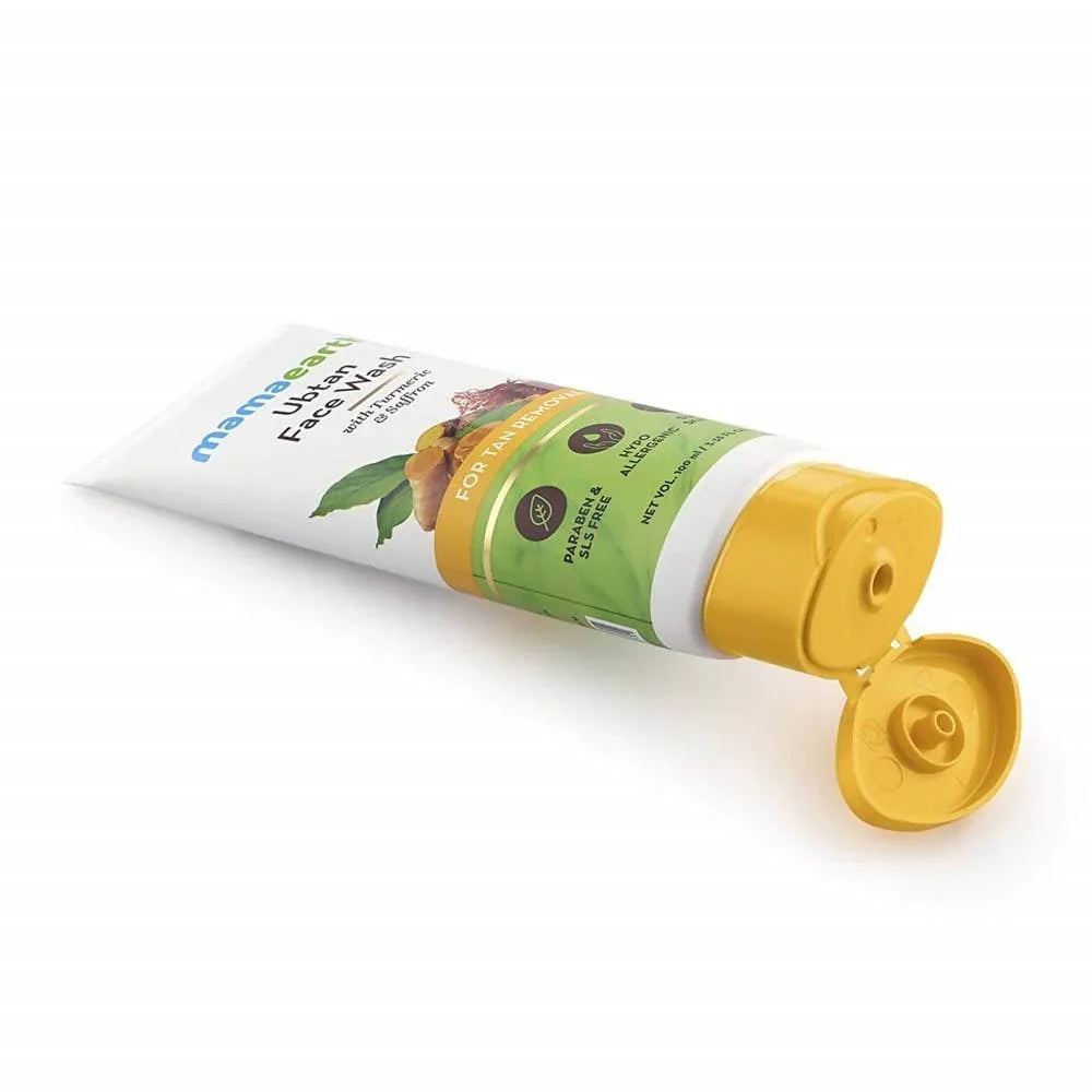 Mamaearth Ubtan Face Wash For Tan Removal -100 ml - Pack of 1