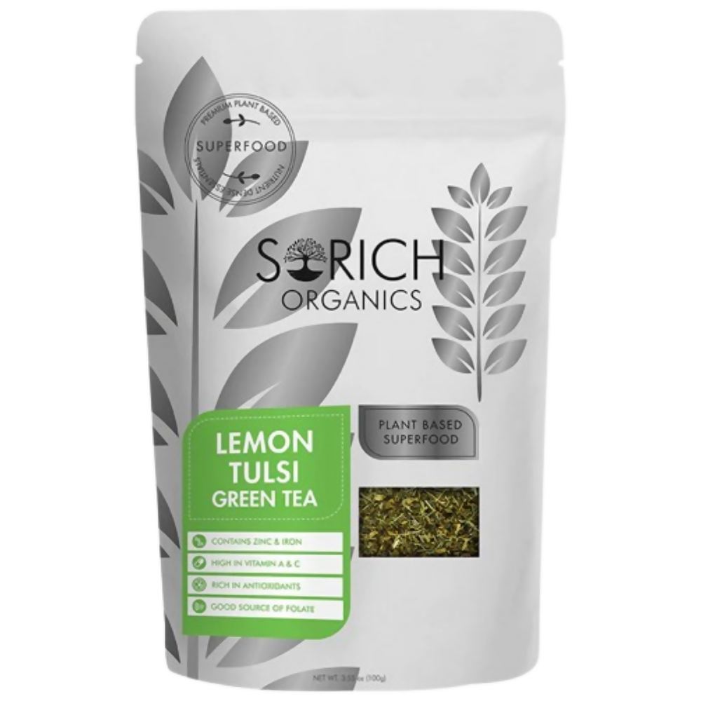 Sorich Organics Lemon Tulsi Green Tea