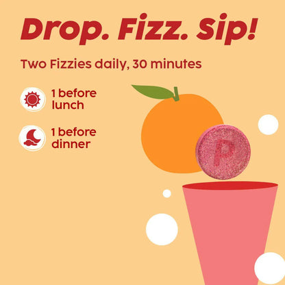 PLIX The Plant Fix Apple Cider Vinegar Orange Squeeze -15 tabs