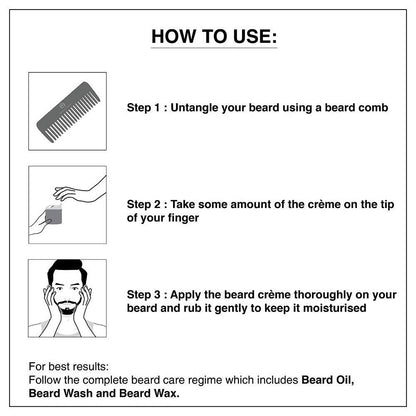 The Man Company Beard Softening Cream with Argan & Mint