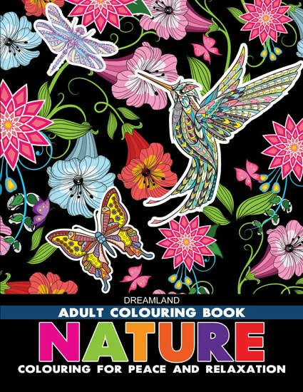 Dreamland Nature- Colouring Book for Adults
