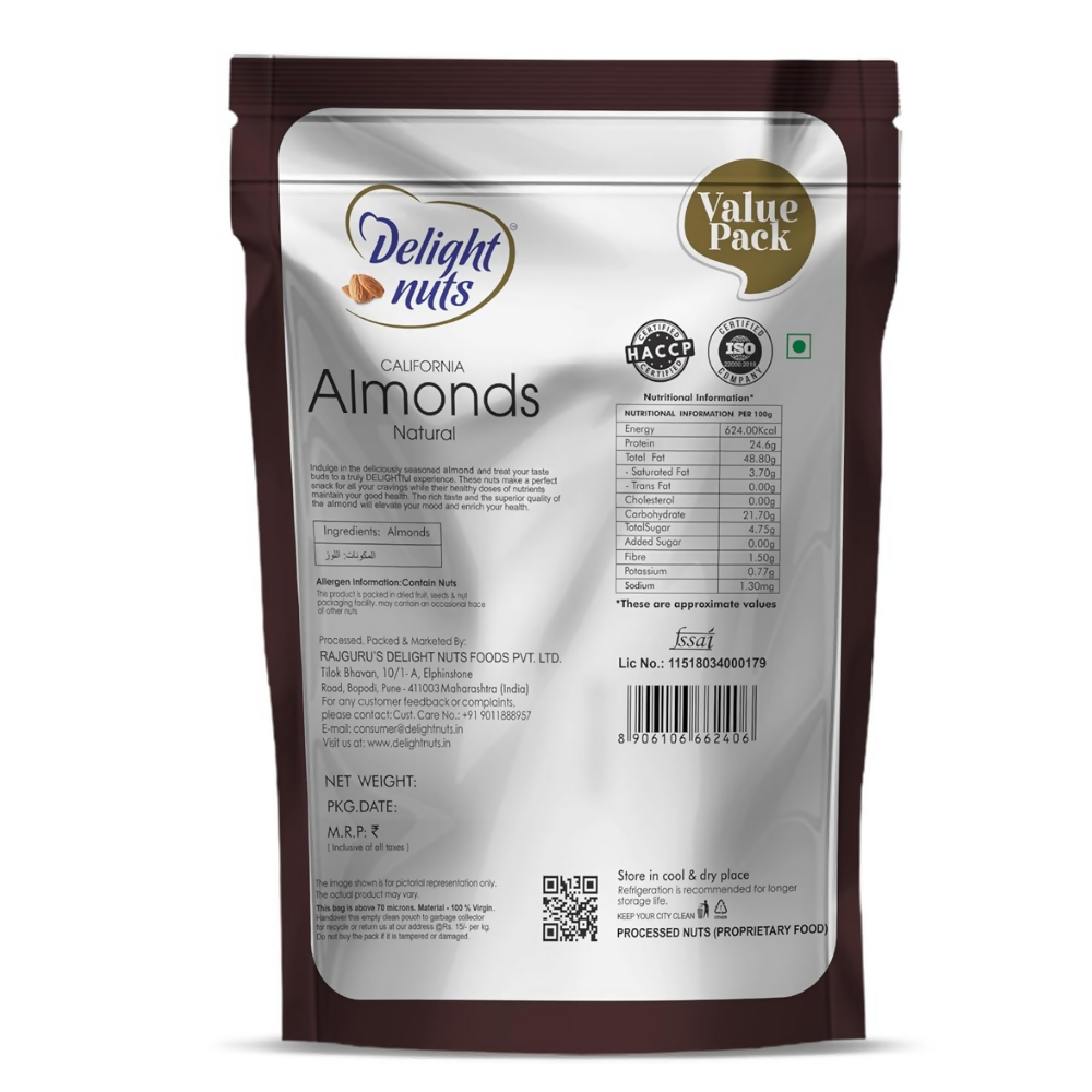 Delight nuts California Almonds Natural