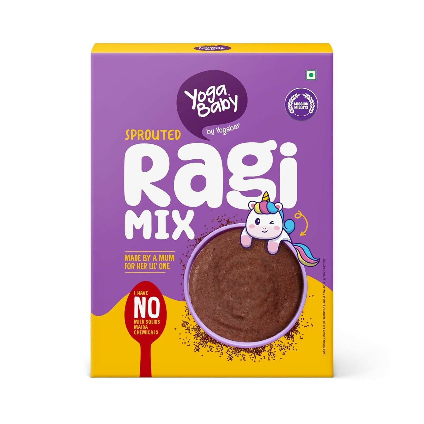Yoga Bar Yogababy Sprouted Ragi Mix For Infants, Kids