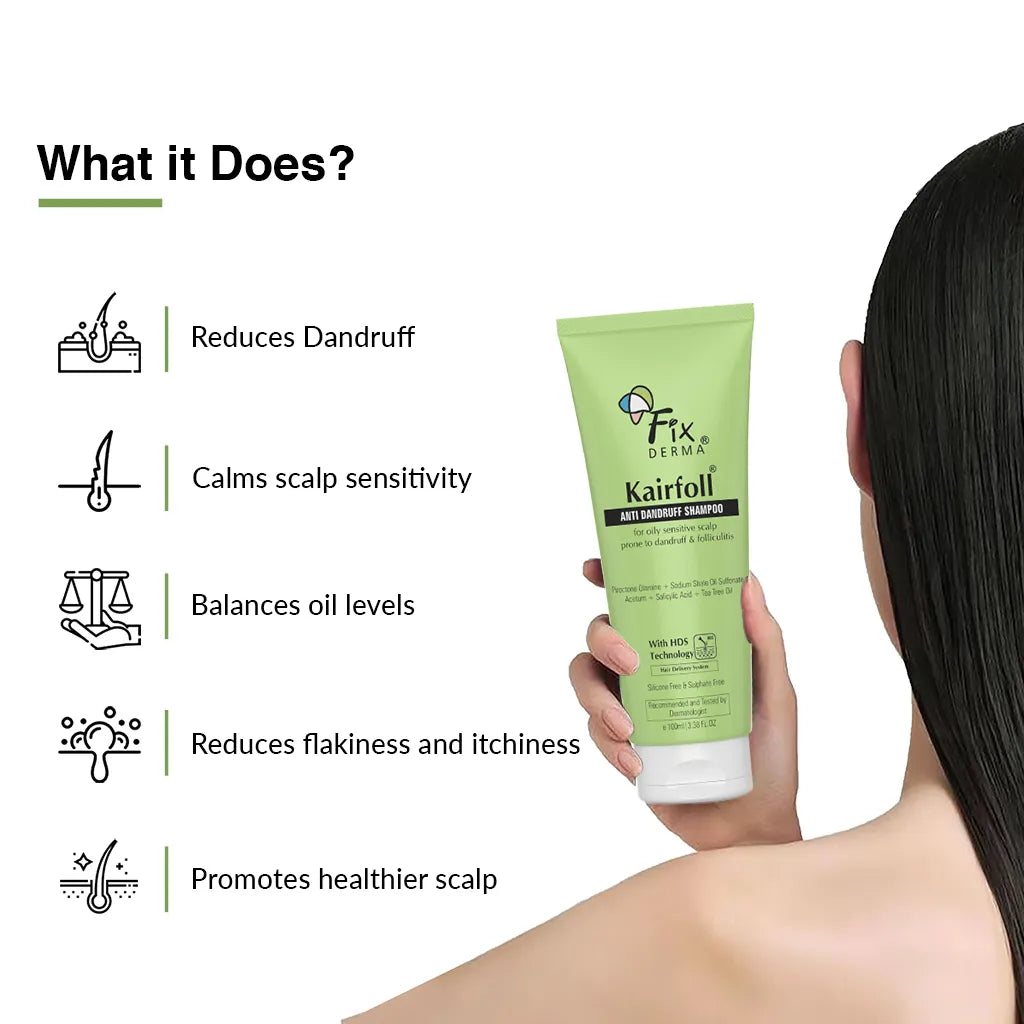 Fixderma Kairfoll Anti Dandruff Shampoo - 100 ml