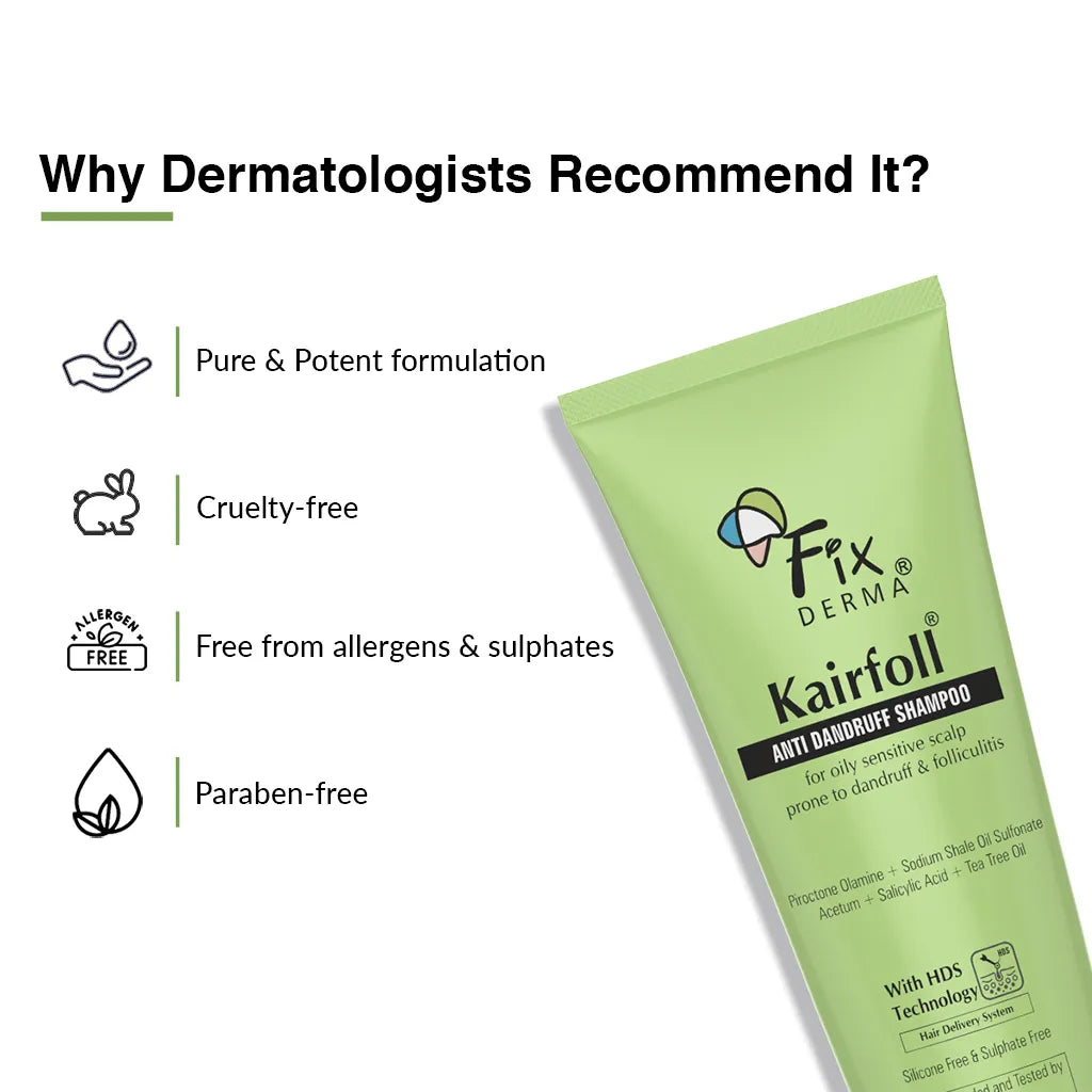 Fixderma Kairfoll Anti Dandruff Shampoo - 100 ml