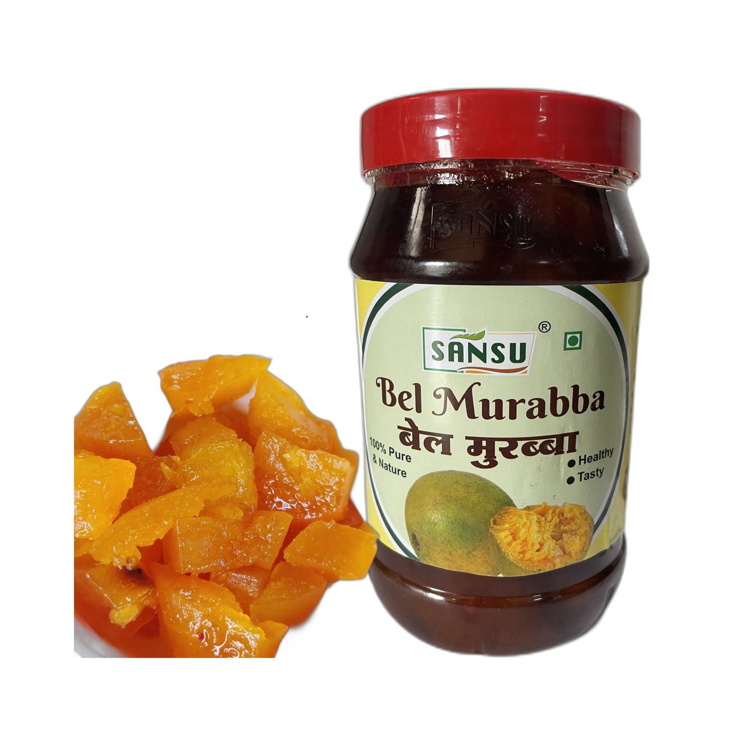 Sansu Homemade Organic Bel Murabba Bail Fruit Ka Murabba Sweet Belgiri Murabba -1 kg
