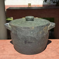 Zishta Soapstone Cookware Kalchatti with Lid Treated - Extra Large Treated