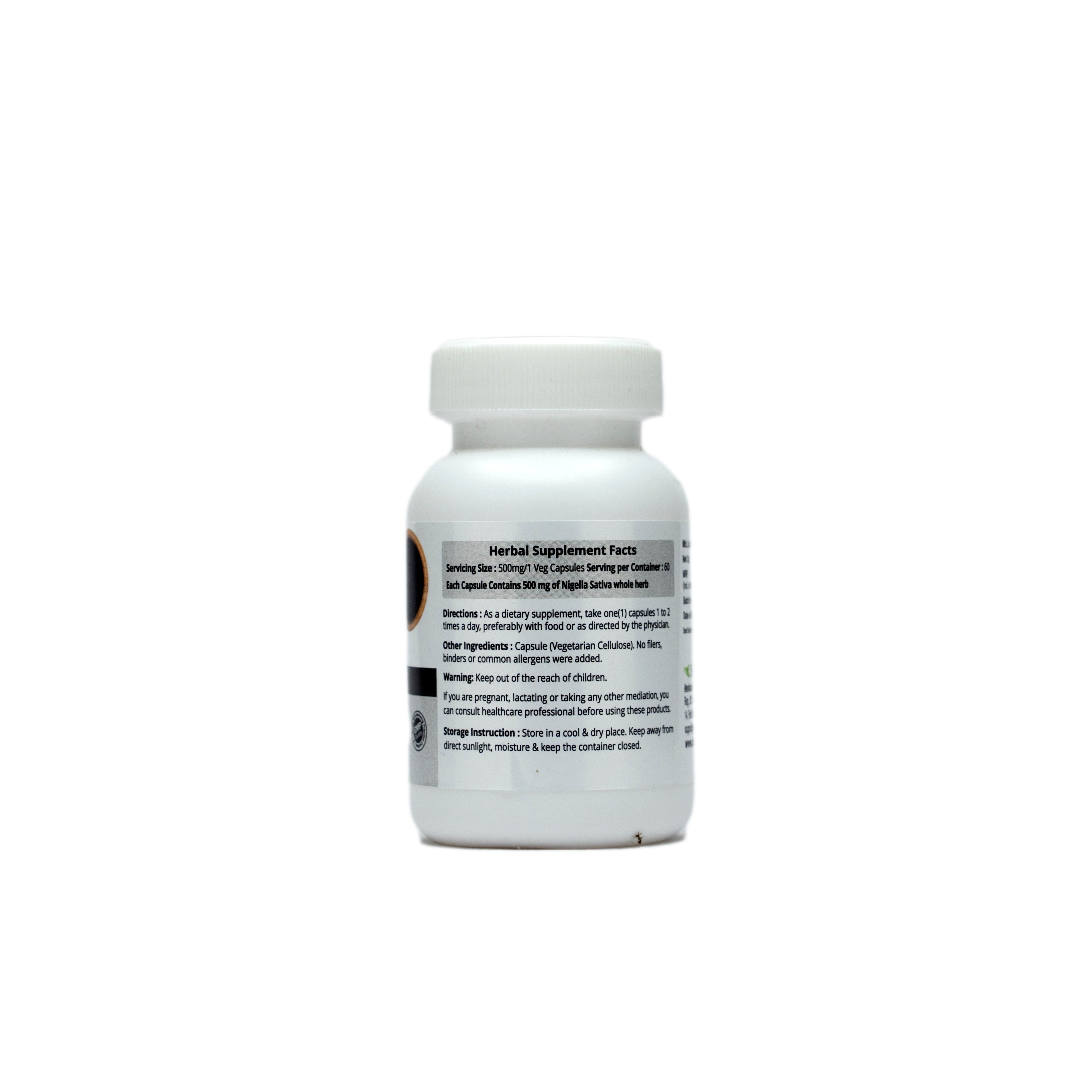 Dr. Talat's Kalonji: Anti-Oxidant - 60 Capsules