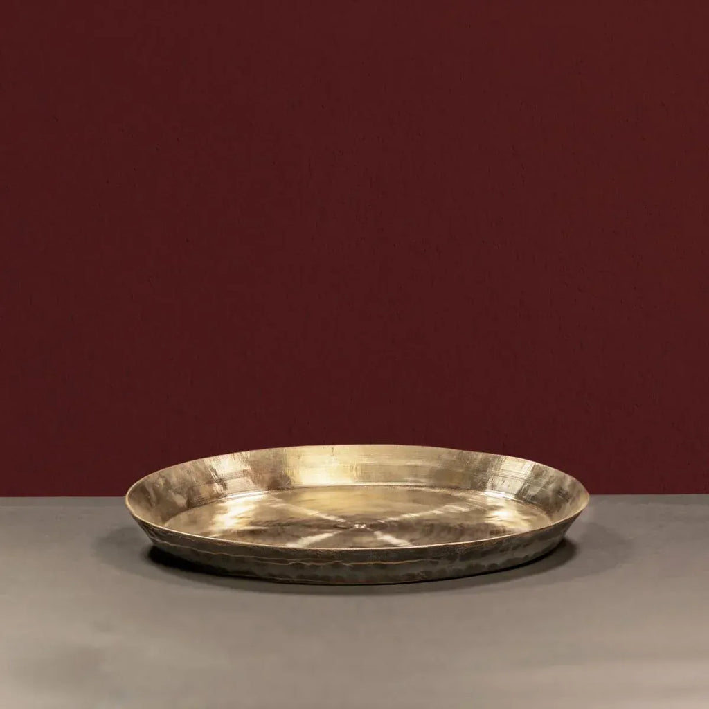 Zishta Kansa Bronze Handcrafted Dinner Plate
