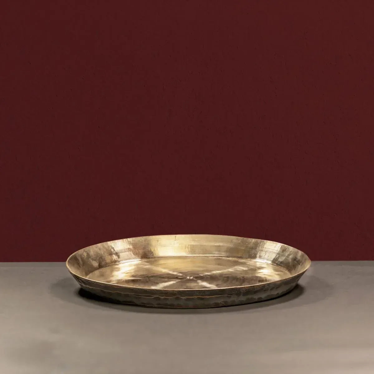 Zishta Kansa Bronze Handcrafted Dinner Plate