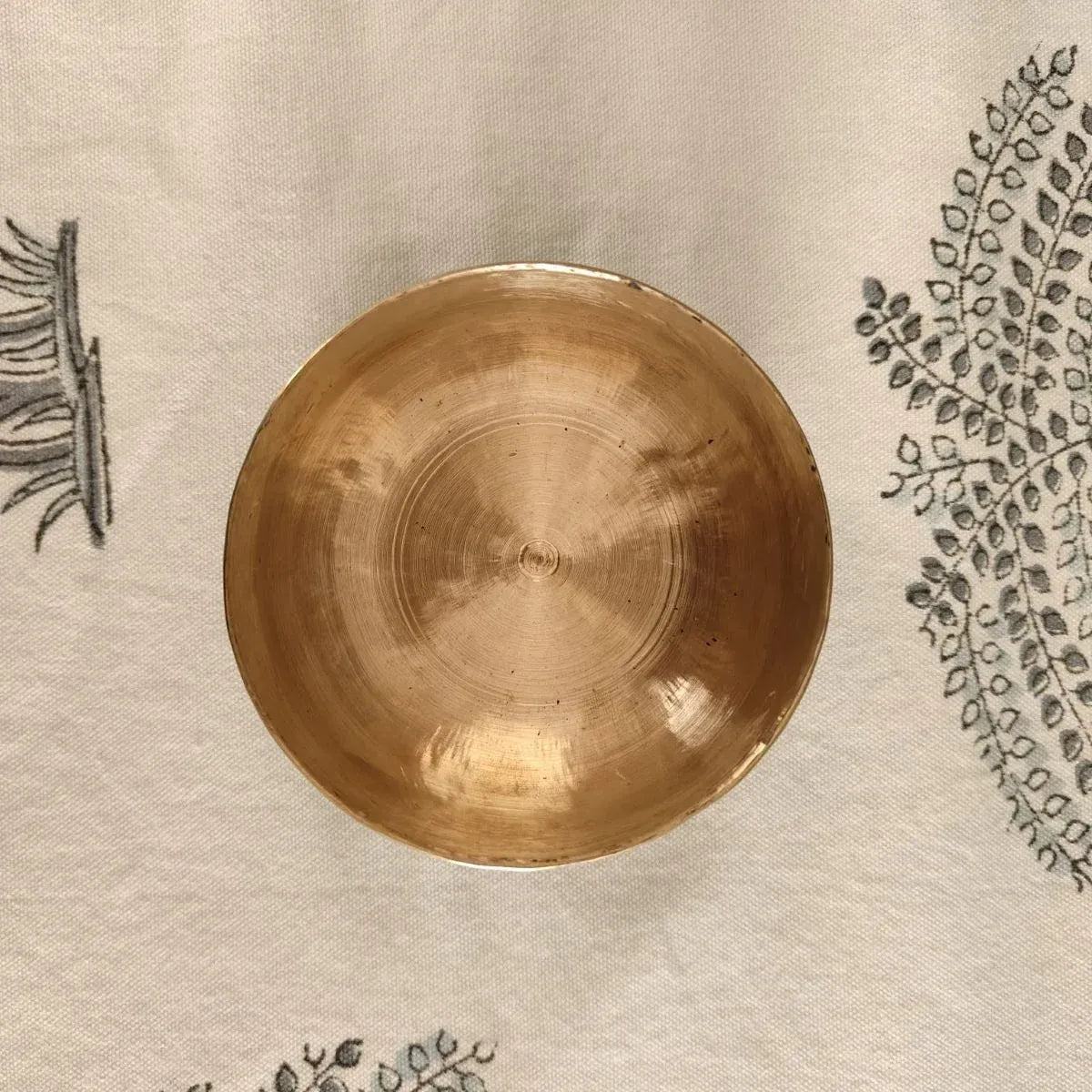 Zishta Kansa Bronze Serving Bowl Regular Shape