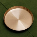 Zishta Kansa Thali Gujarat Bronze Dinner Plate Handcrafted