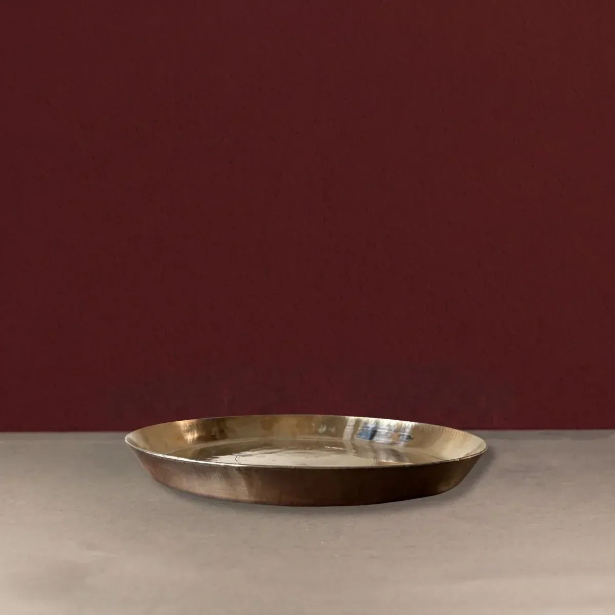 Zishta Kansa Bronze Handcrafted Dinner Plate