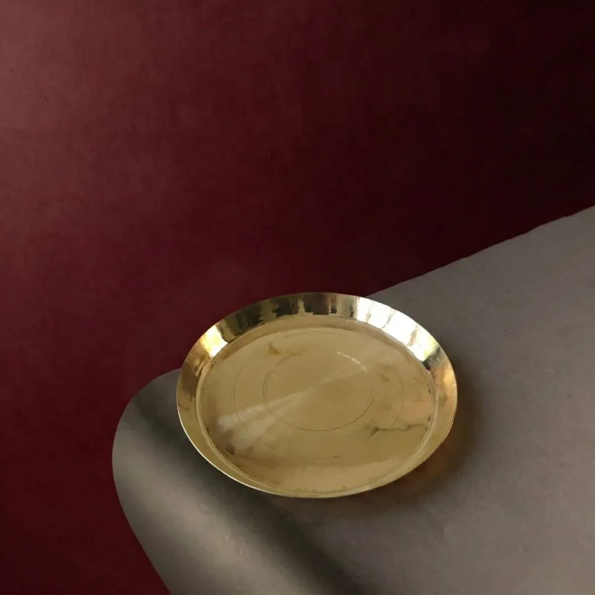 Zishta Kansa Bronze Handcrafted Dinner Plate