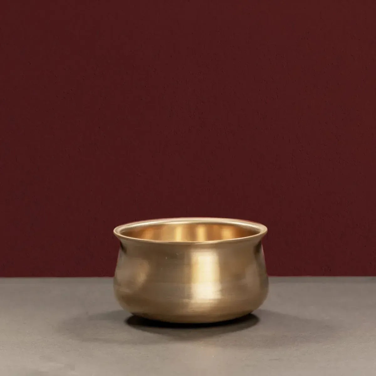 Zishta Kansa Tulsi Cookware Handi Handcrafted Bronze Bell Metal