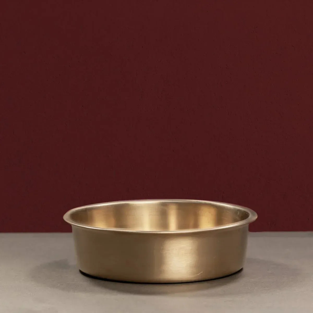 Zishta Kansa Tulsi Cookware Shallow Pan Tope Handcrafted Bronze Bell Metal