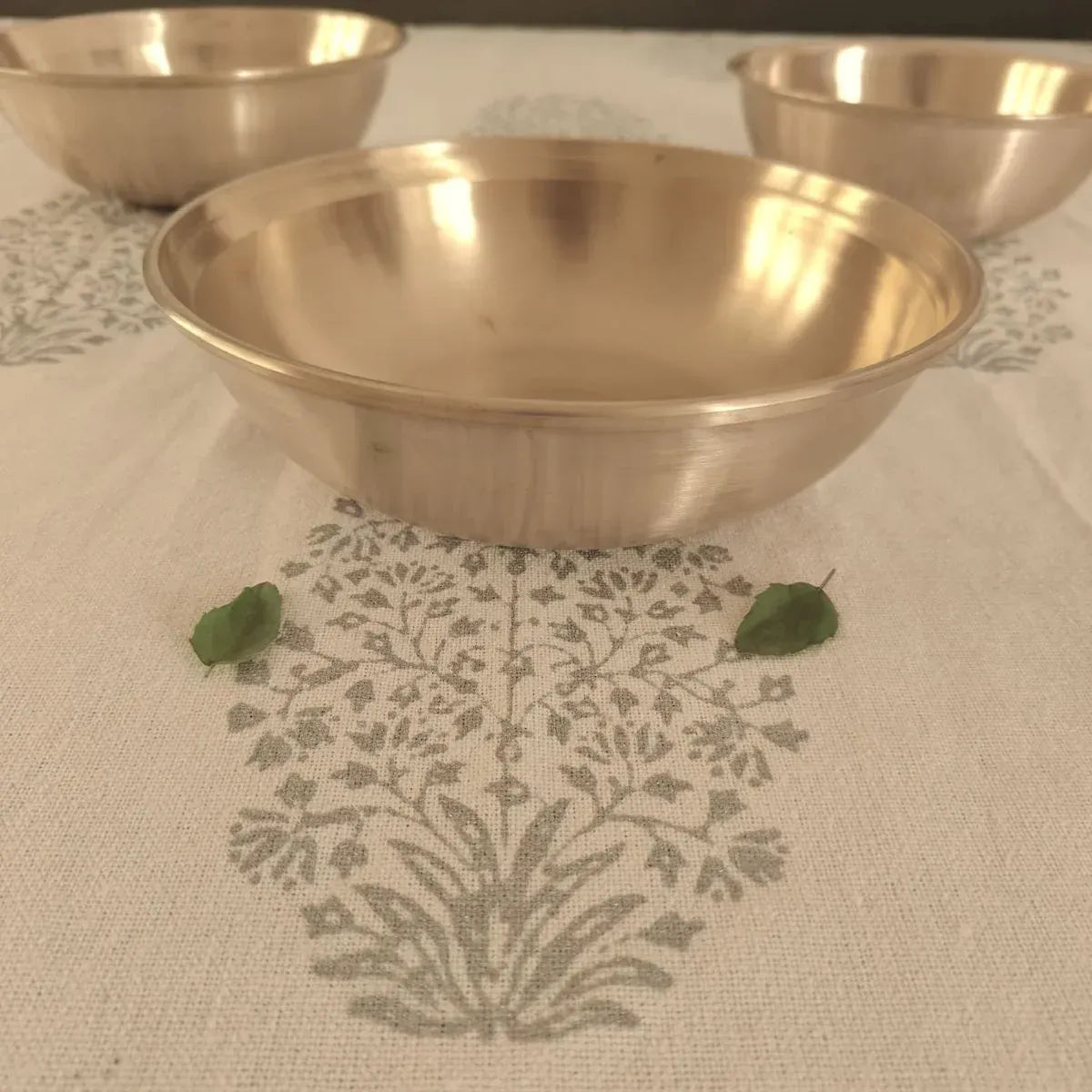 Zishta Kansa Tulsi Cookware Tasla Kadai Handcrafted Bronze Bell Metal