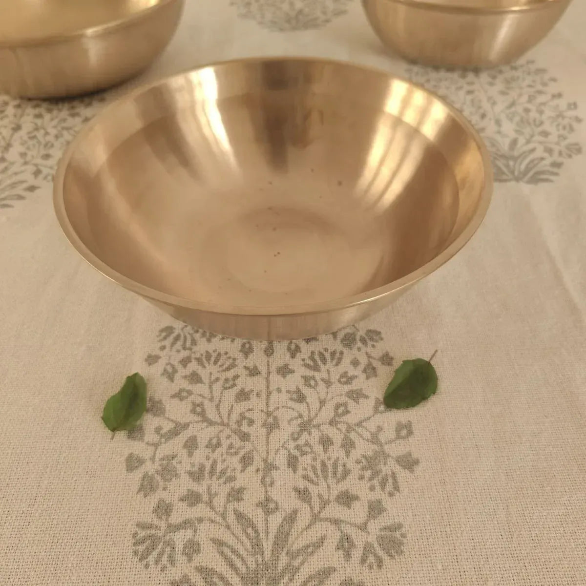 Zishta Kansa Tulsi Cookware Tasla Kadai Handcrafted Bronze Bell Metal