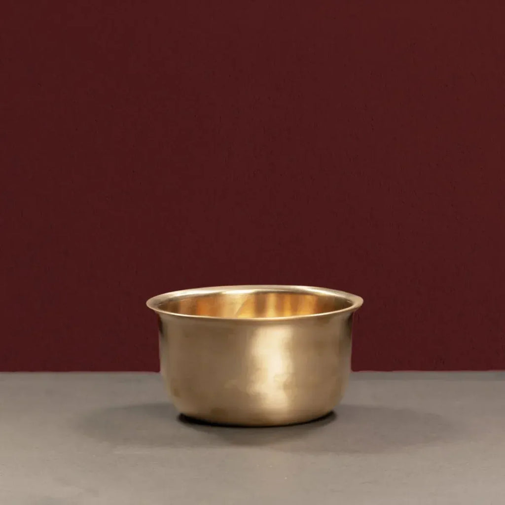 Zishta Kansa Tulsi Cookware Handi Handcrafted Bronze Bell Metal
