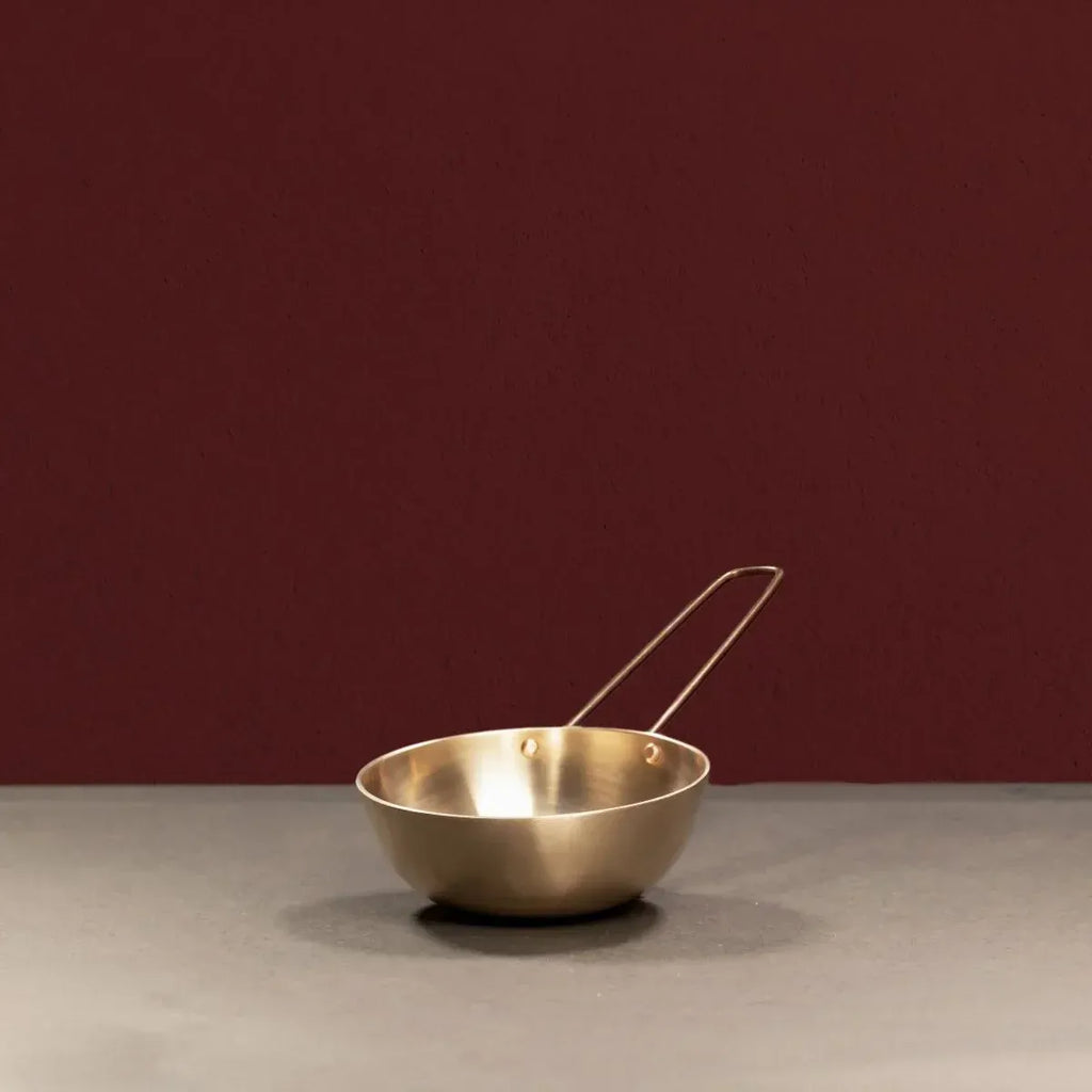 Zishta Kansa Tulsi Tadka Pan Medium Handcrafted Bronze Bell Metal