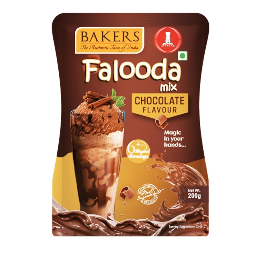 BAKERS Falooda Mix Powder - Chocolate, Pista, Vanilla