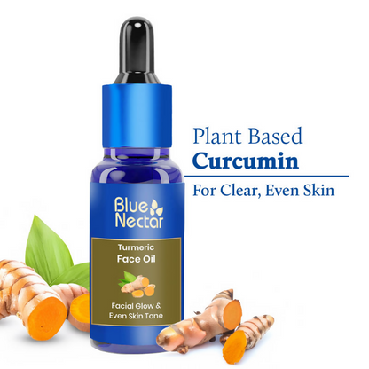 Blue Nectar Turmeric Face Oil For Facial Glow & Tan Removal