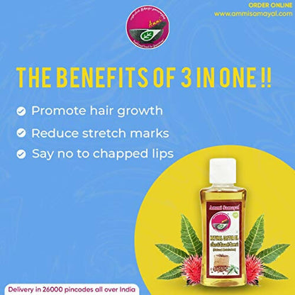 Ammi Samayal Unrefined Castor Oil