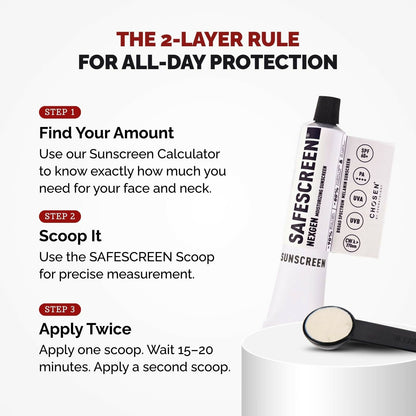 Chosen Safescreen Nexgen Moisturizing Sunscreen with Blue Light Protection