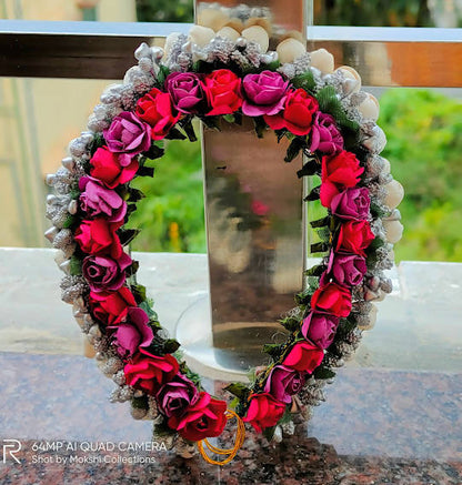 Multicolor Flower Bridal Hair Gajra